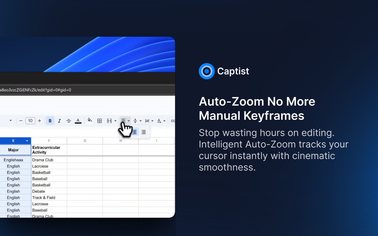 Captist - Main product screenshot demonstrating key features and user interface