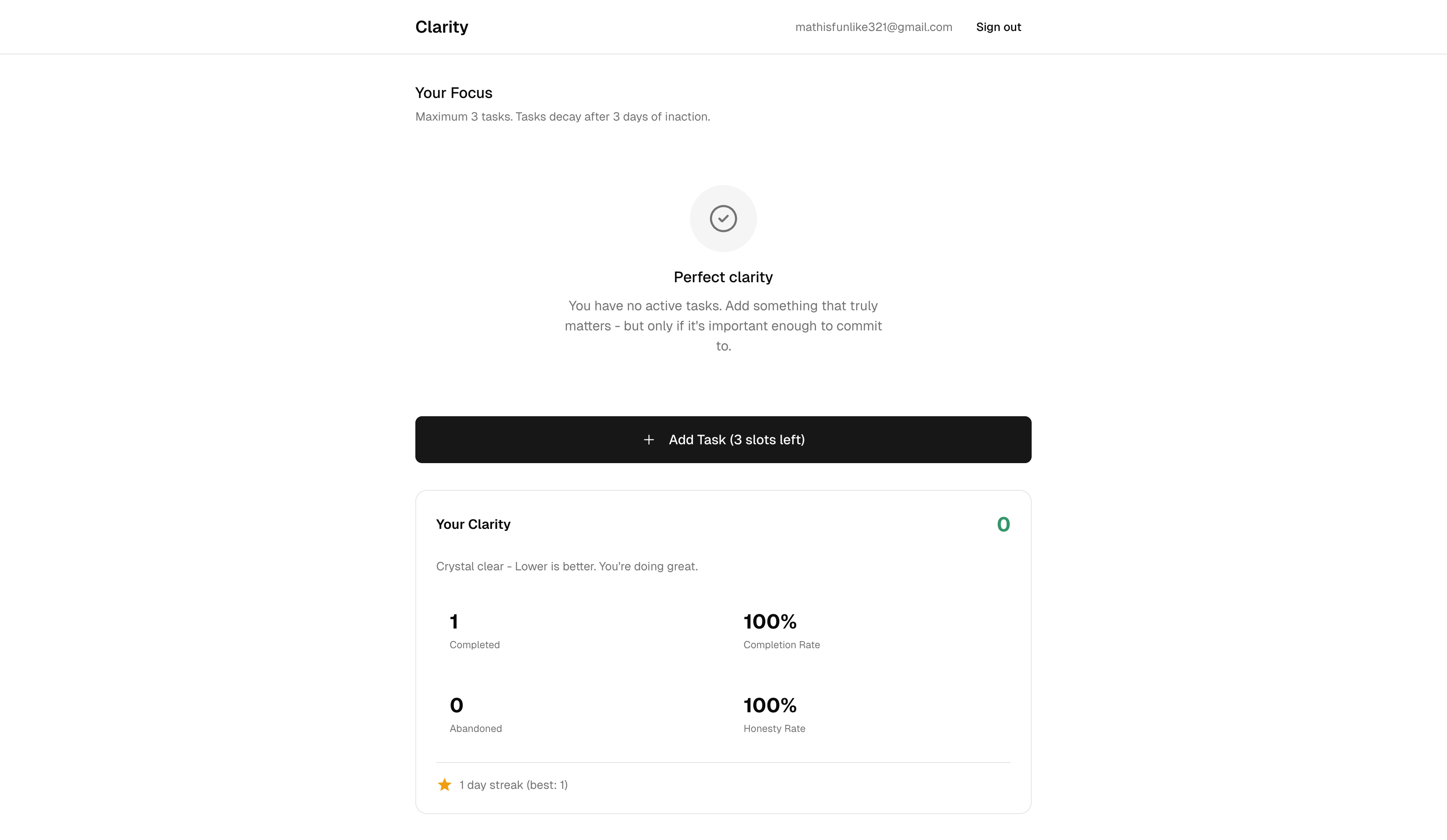 Clarity gallery image
