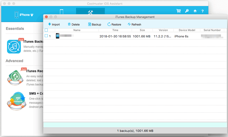 Coolmuster iOS Assistant for Mac gallery image