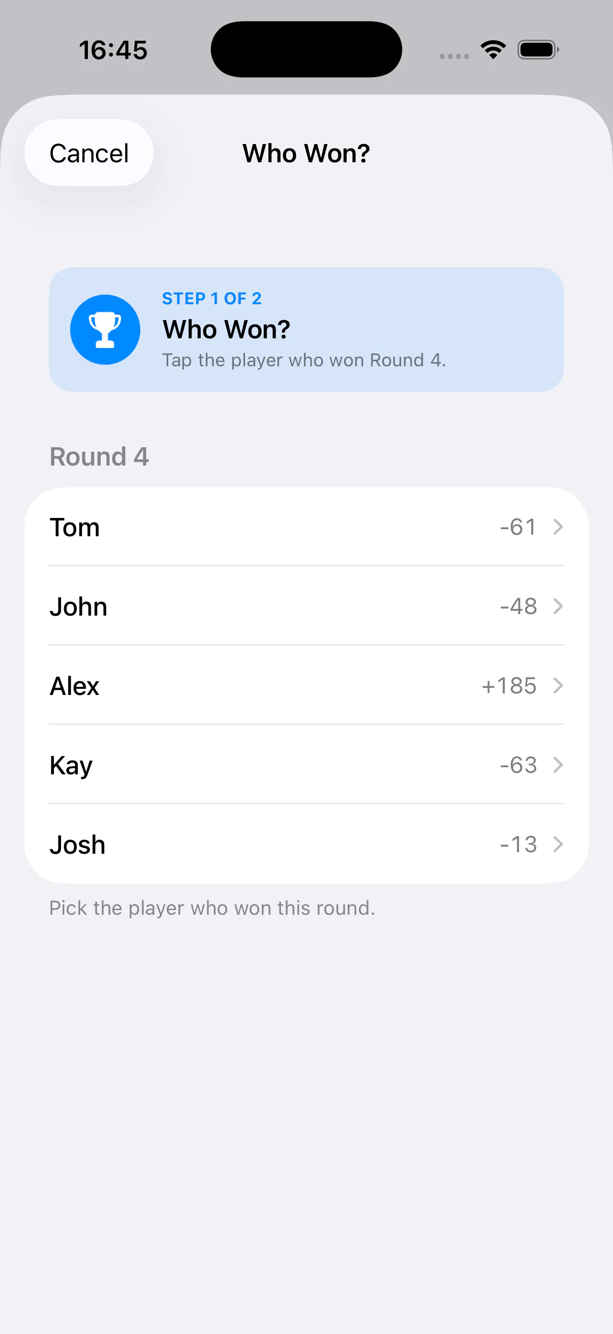 Cal For Me — Keep score. Settle up. gallery image