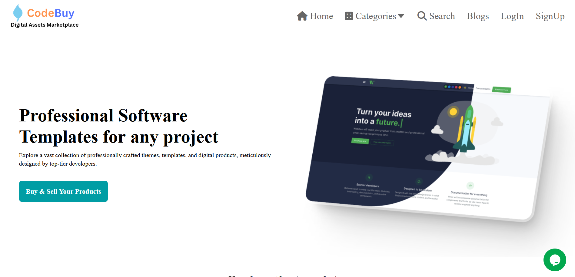 CodeBuy - Mercado de activos digitales media 2