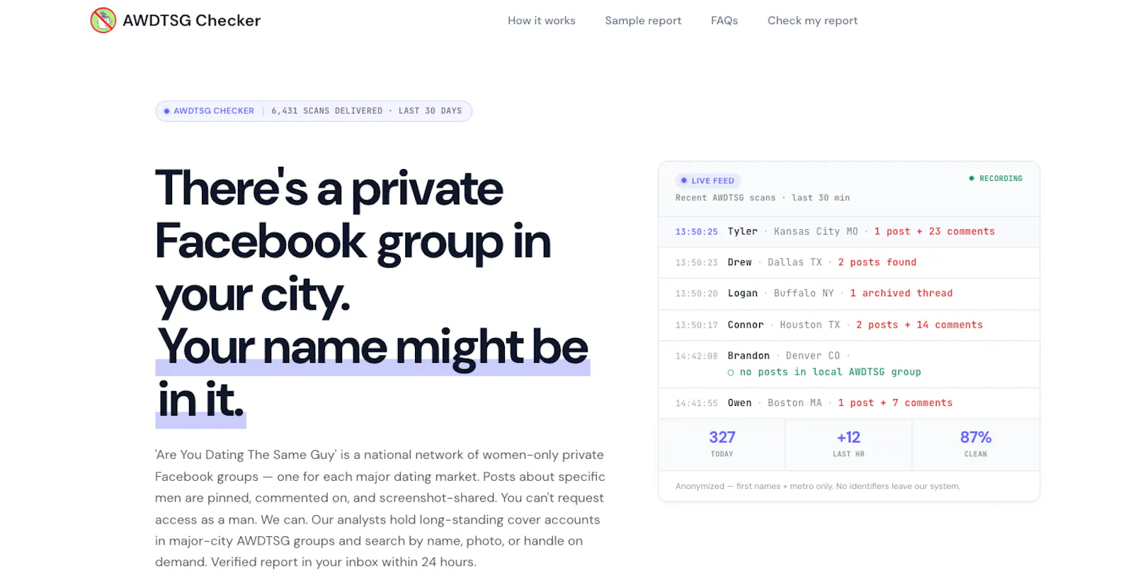 AWDTSG Checker screenshot 1