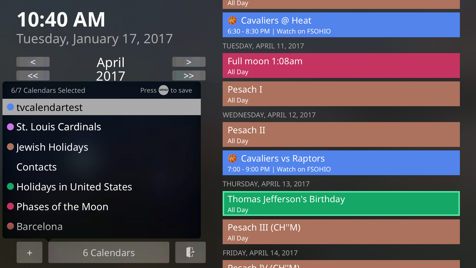 Calendar for Google Calendar for AppleTV gallery image