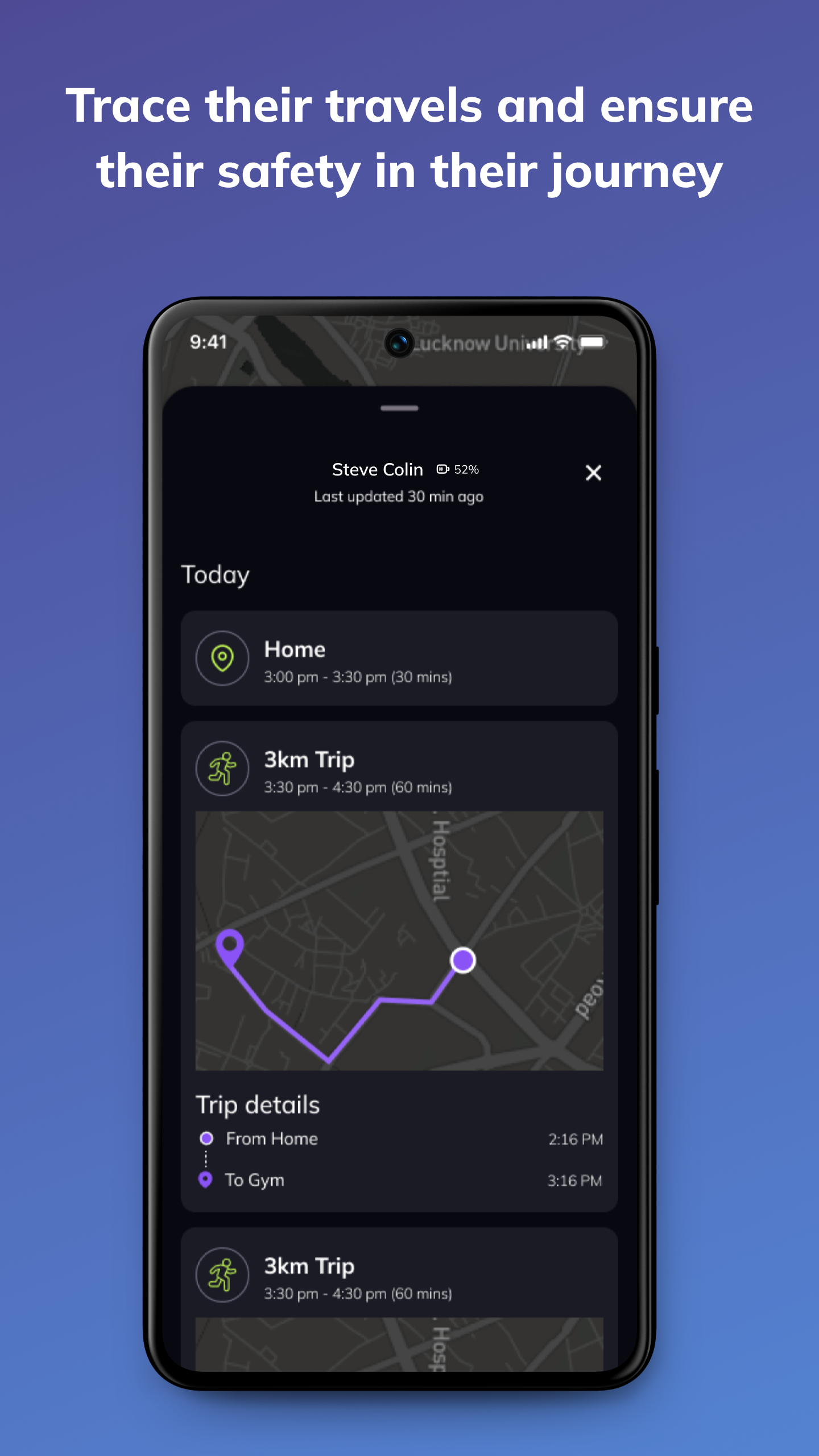 Média Suivi avec cercles: Application de tracker d'emplacement - Trouvez mes enfants, ma famille et mes amis avec le suivi du GPS en temps réel 3