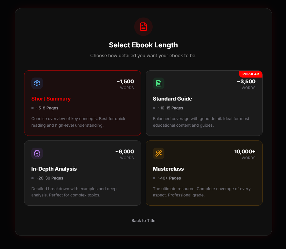 YouTube to eBook - Screenshot 3 showing product features and functionality