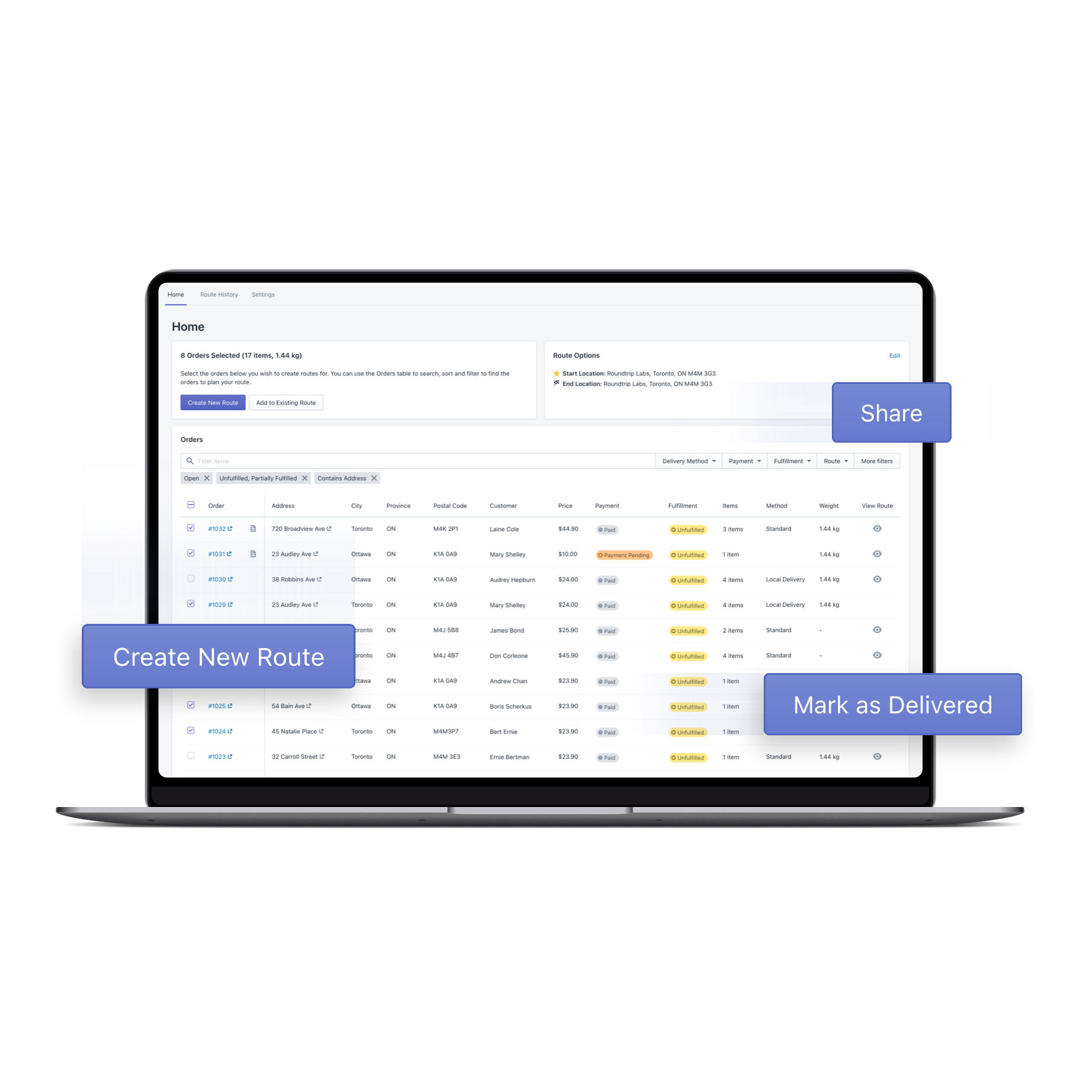 EasyRoutes gallery image