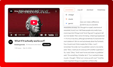 YouTube Transcript Tool gallery image