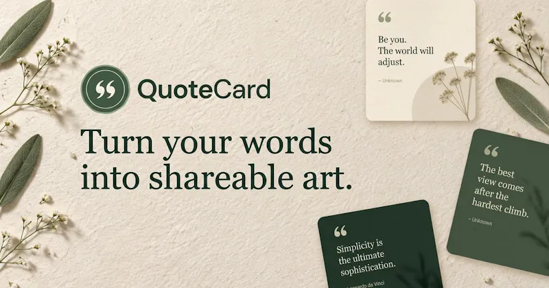QuoteCard screenshot 2