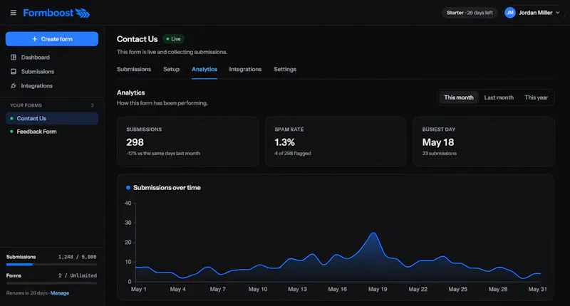 Formboost screenshot 4