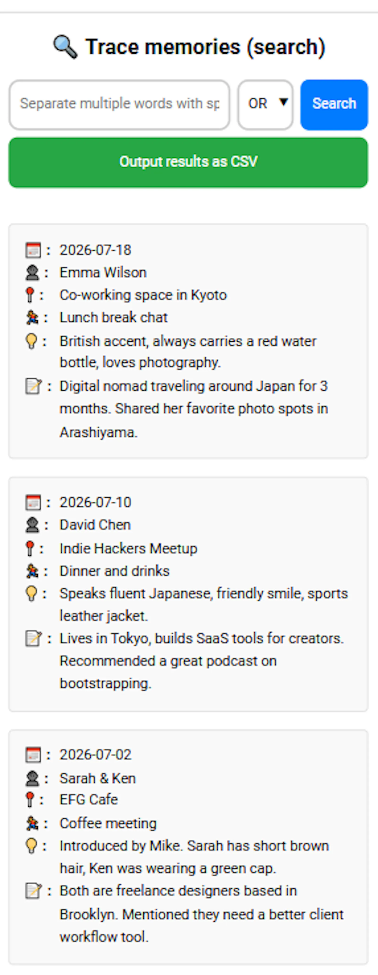 WhoWhere screenshot 3