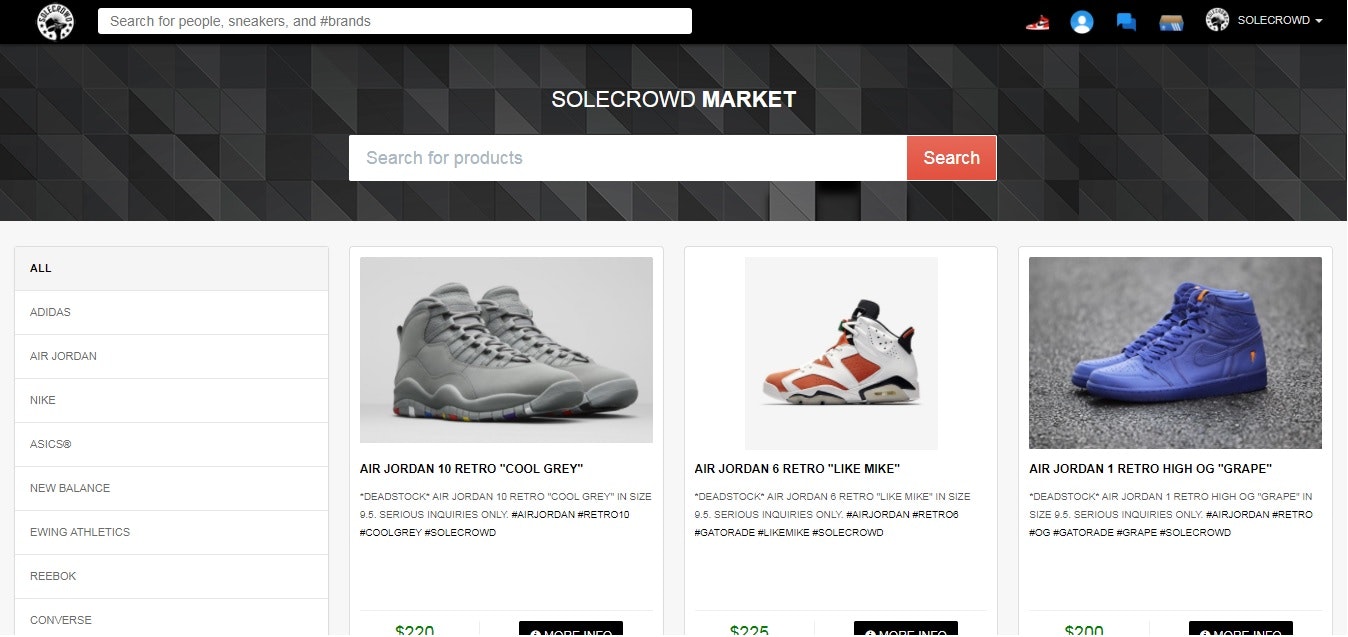 SoleCrowd gallery image