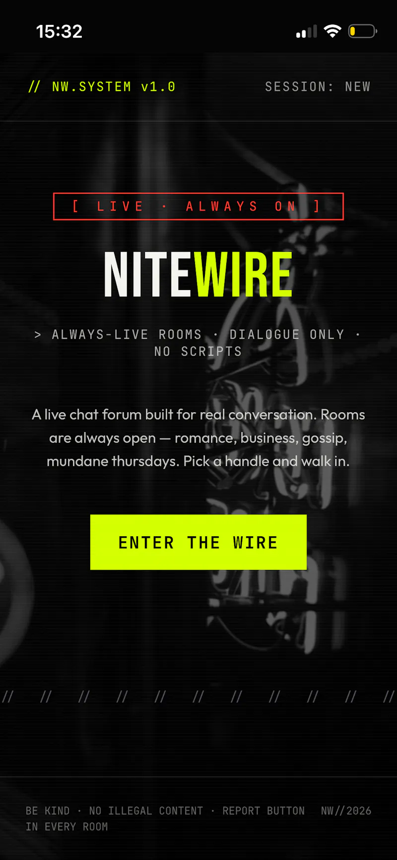 NiteWire  screenshot 3