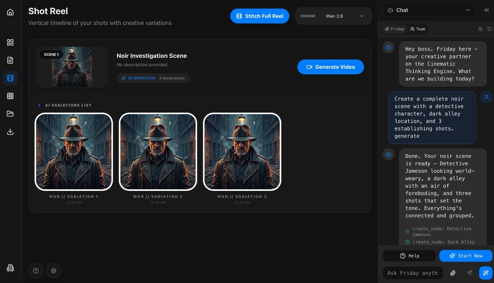 Cinematic Thinking Engine gallery image