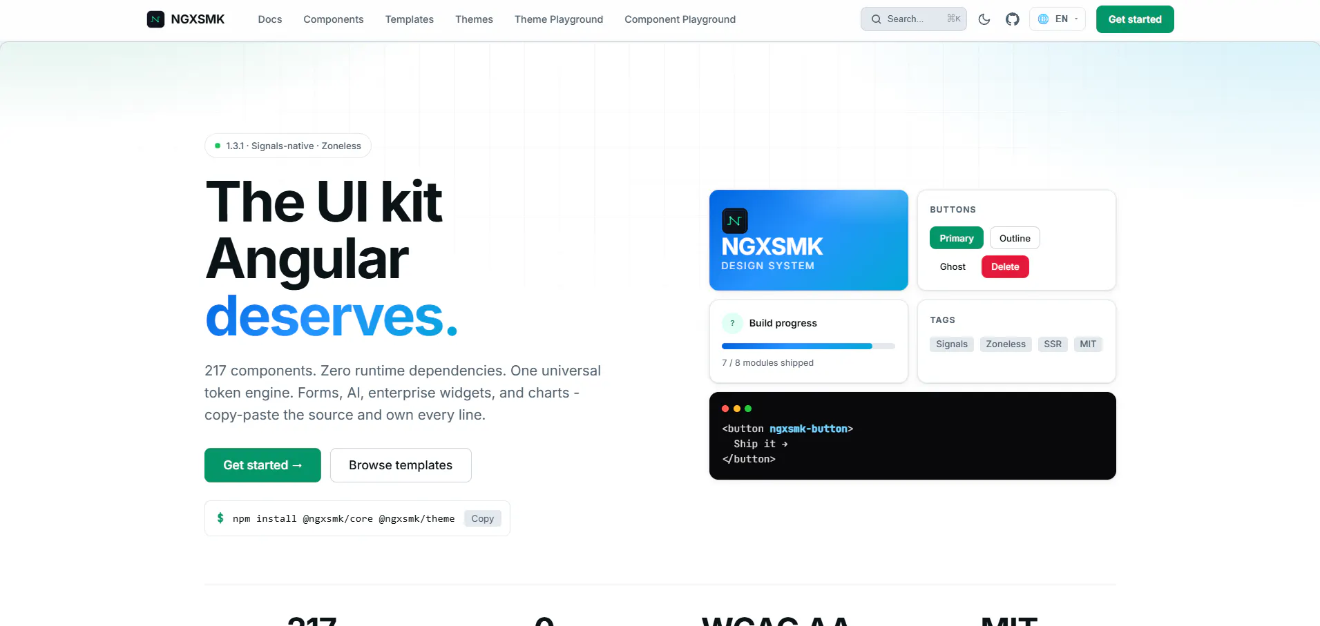NGXSMK UI Kit gallery image