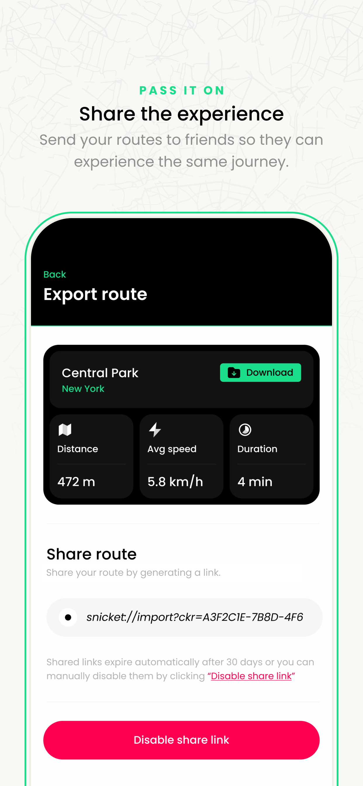 Route mapping: Snicket app gallery image
