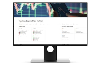 Finance Compass - Notion Trading Journal gallery image
