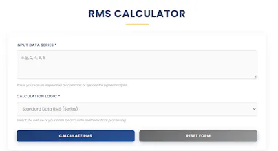 RMS Calculator | Ease Tools gallery image