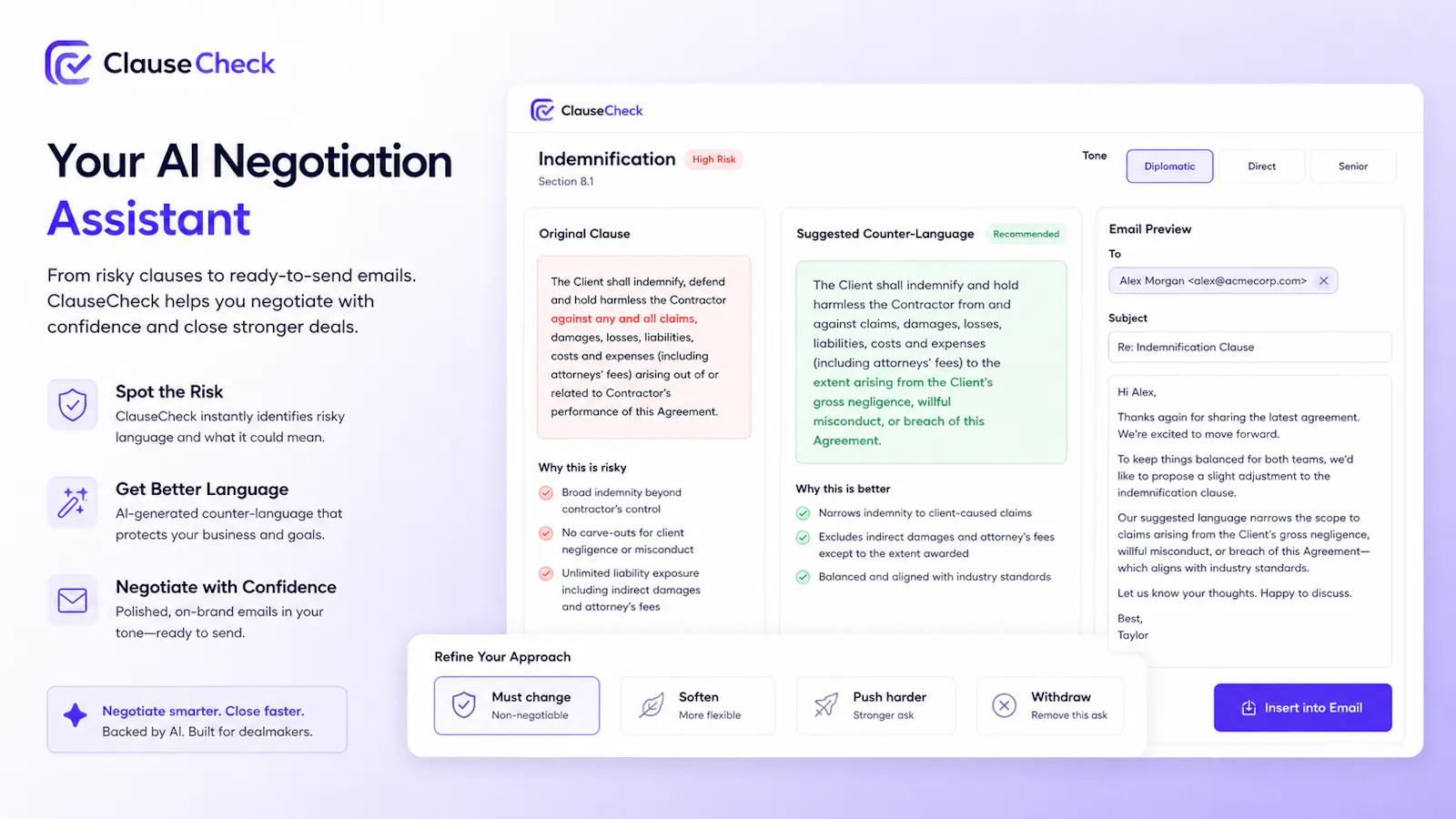 ClauseCheck screenshot 4