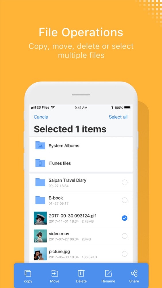 ES File Explorer for IPhone gallery image