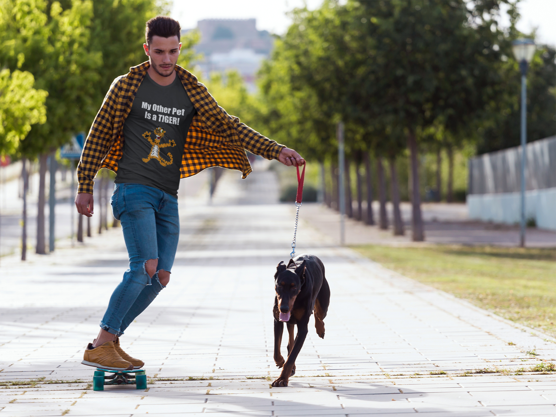 My Other Pet is a TIGER T-Shirt/Tank-Top gallery image