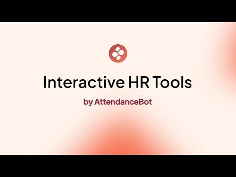 Interactive HR Tools by AttendanceBot gallery image