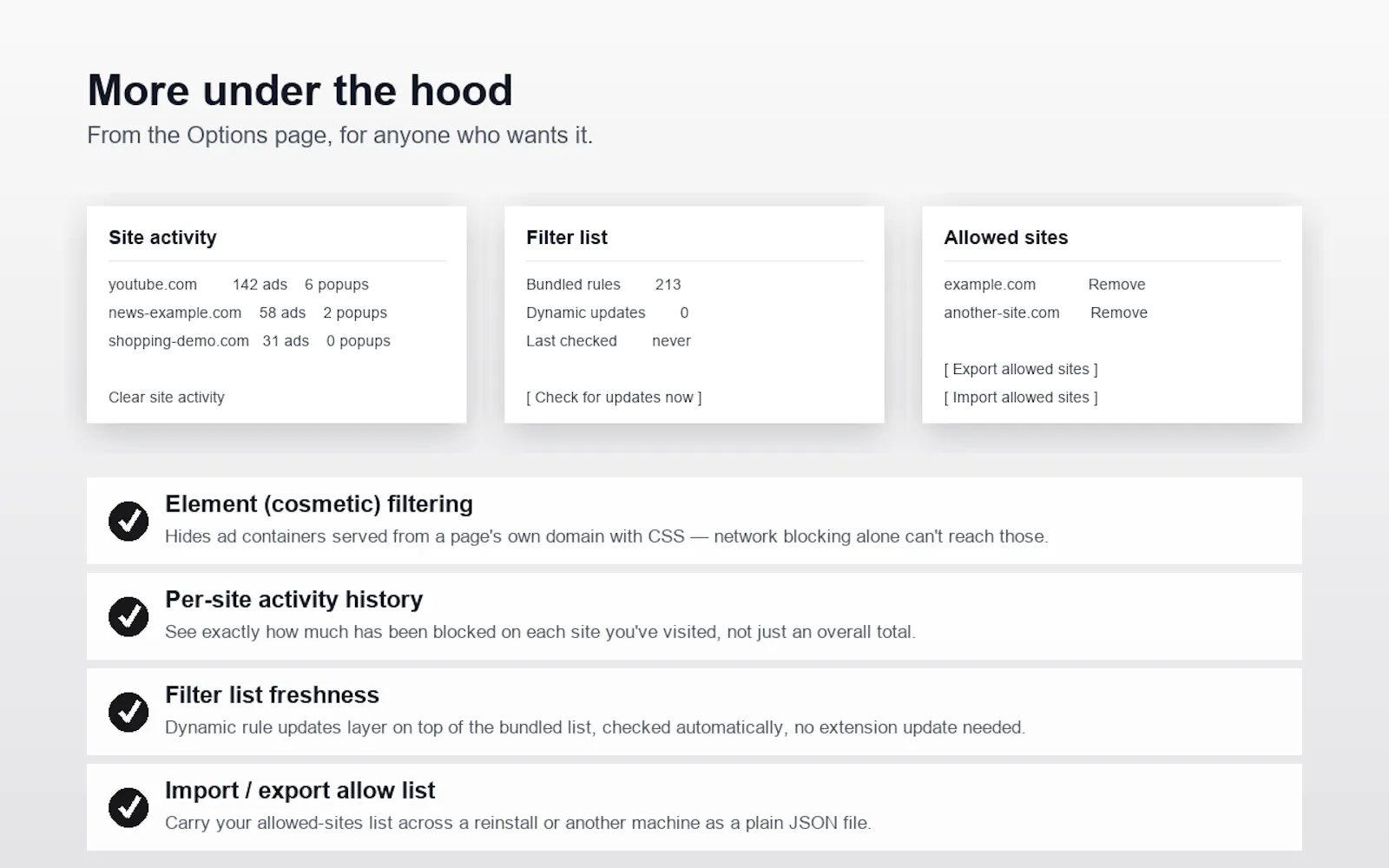 Jas AdBlock - Block Ad, trackers, popups screenshot 2