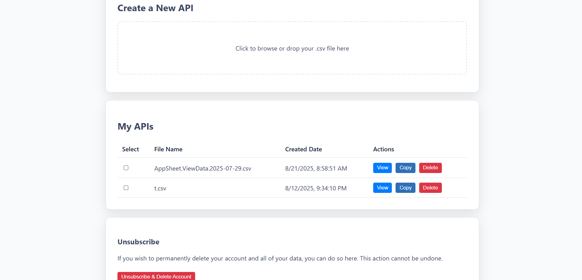 InstantAPI - The fastest way to turn any CSV into a live REST API media 3