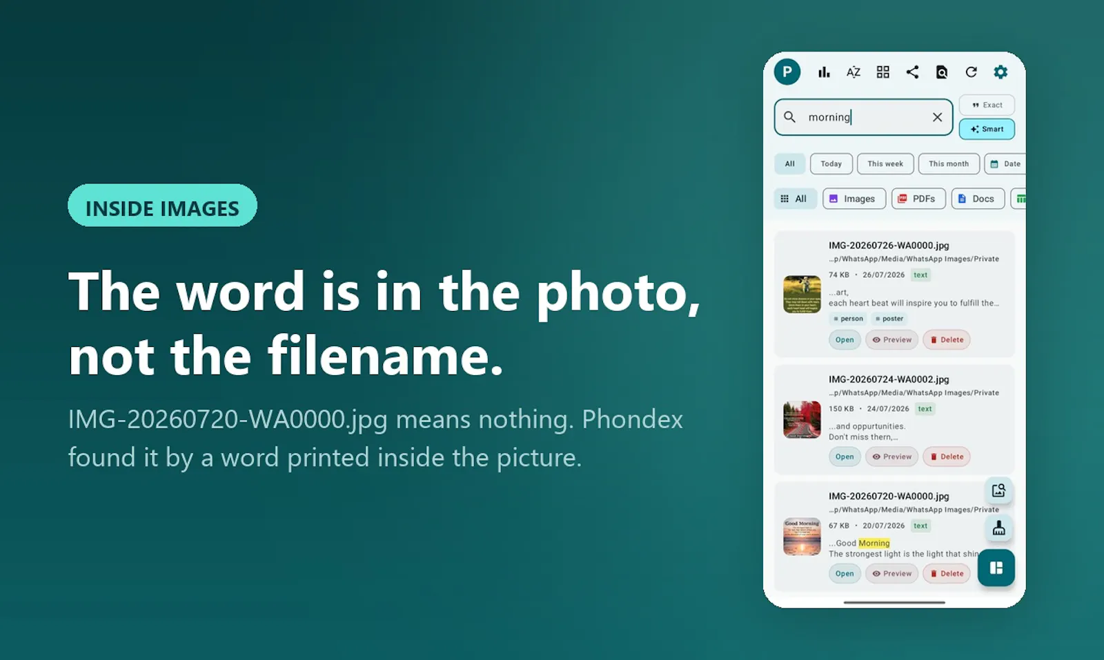 Phondex screenshot 2