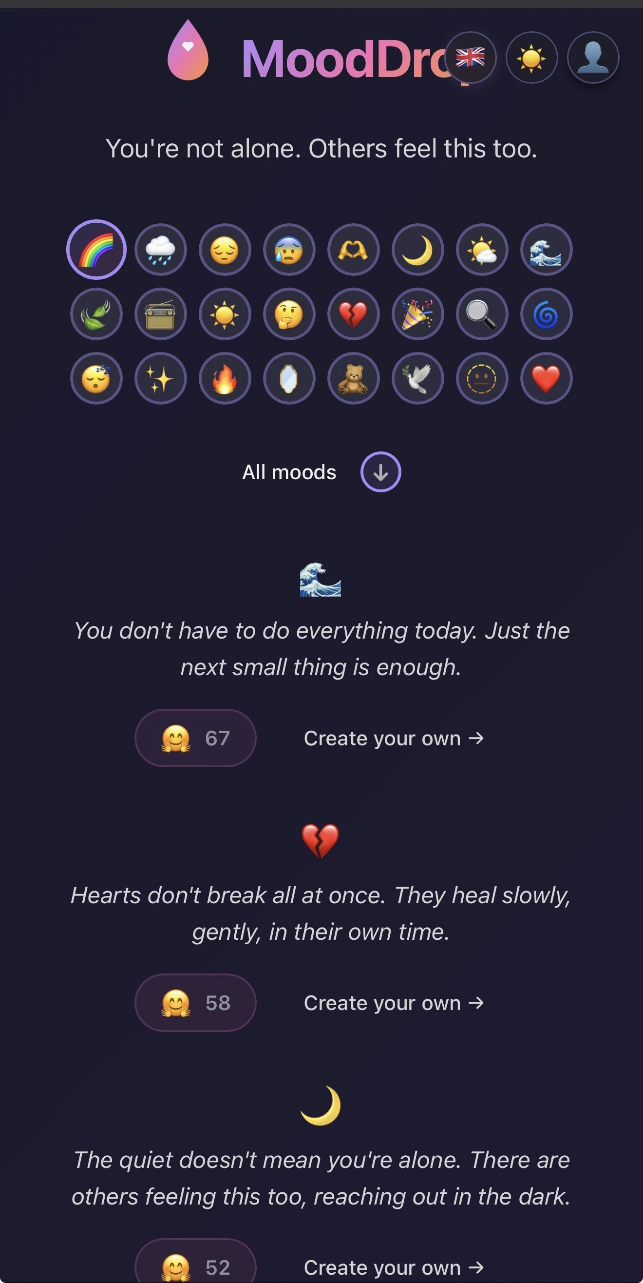 MoodDrop gallery image