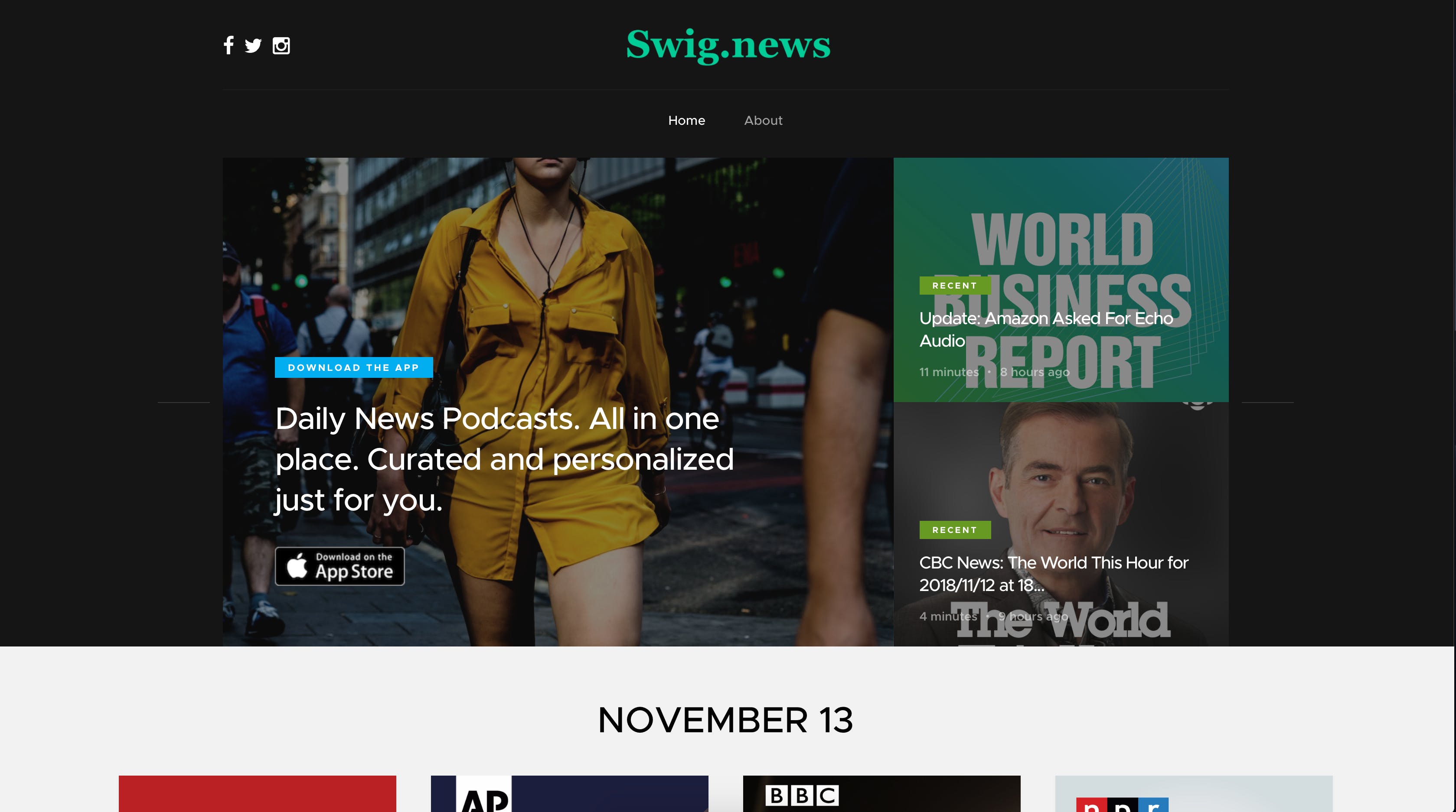 Swig News Web media 2