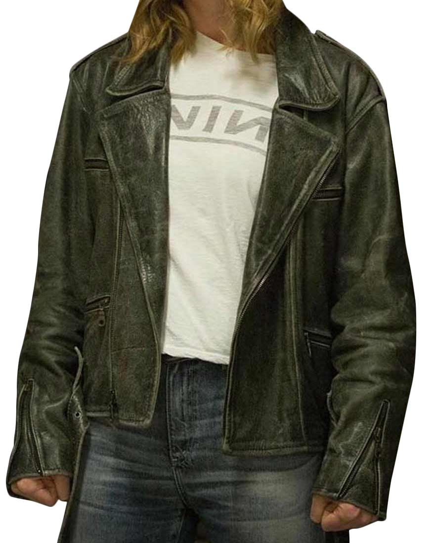 Captain Marvel Biker Leather Jacket