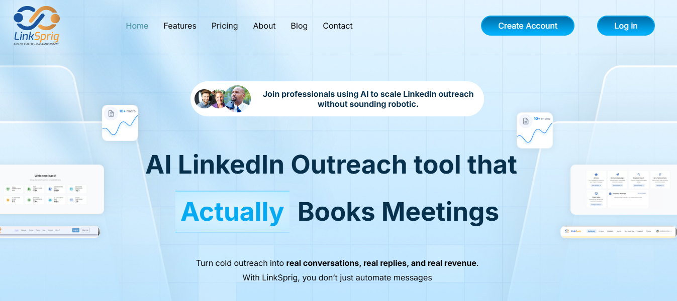 LinkSprig - AI Lead Generator Tool gallery image