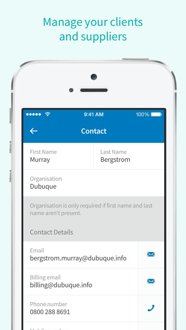 FreeAgent for iOS gallery image