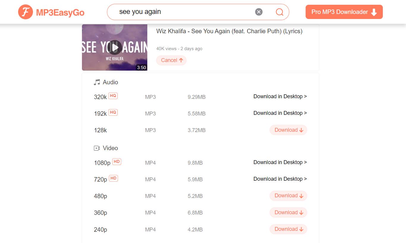 Descargador de mp3easygo media 3
