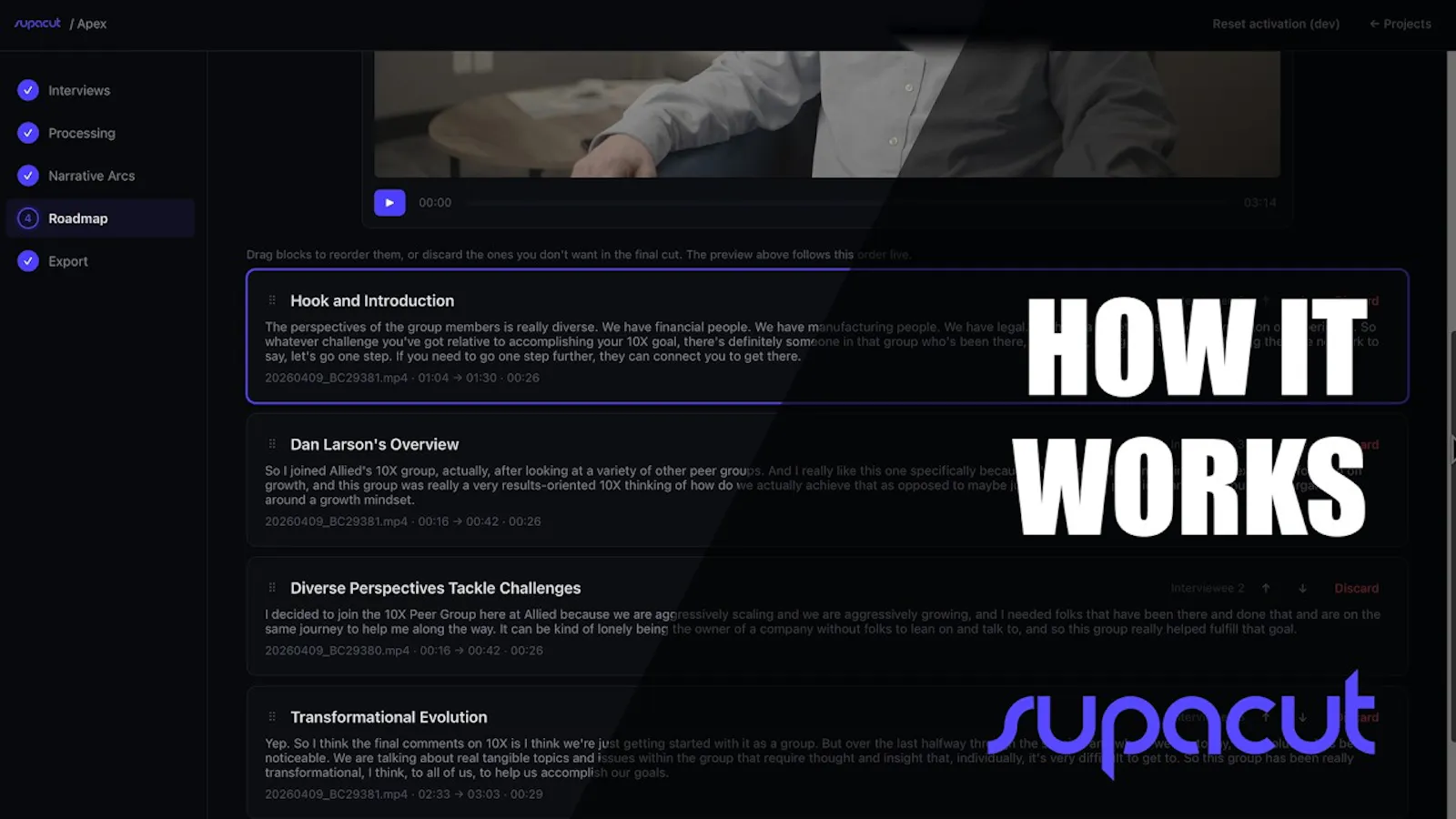 Supacut screenshot 1 (video preview)