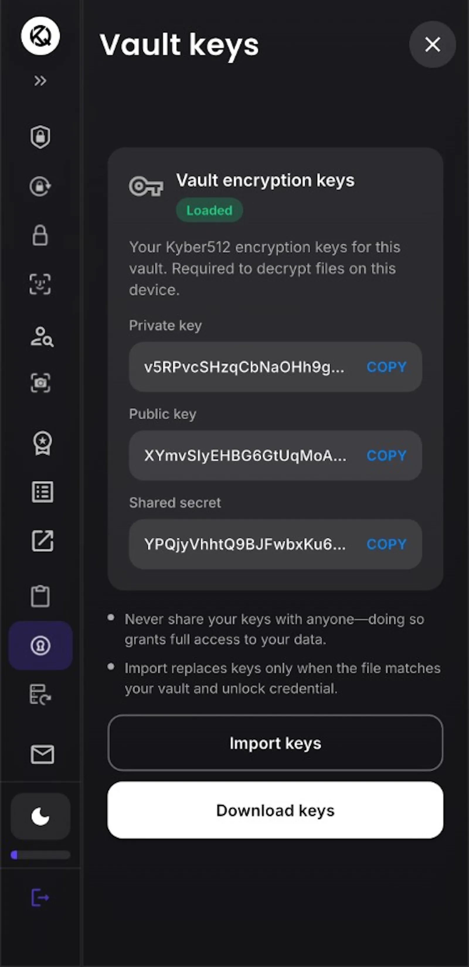 KyberQ screenshot 4