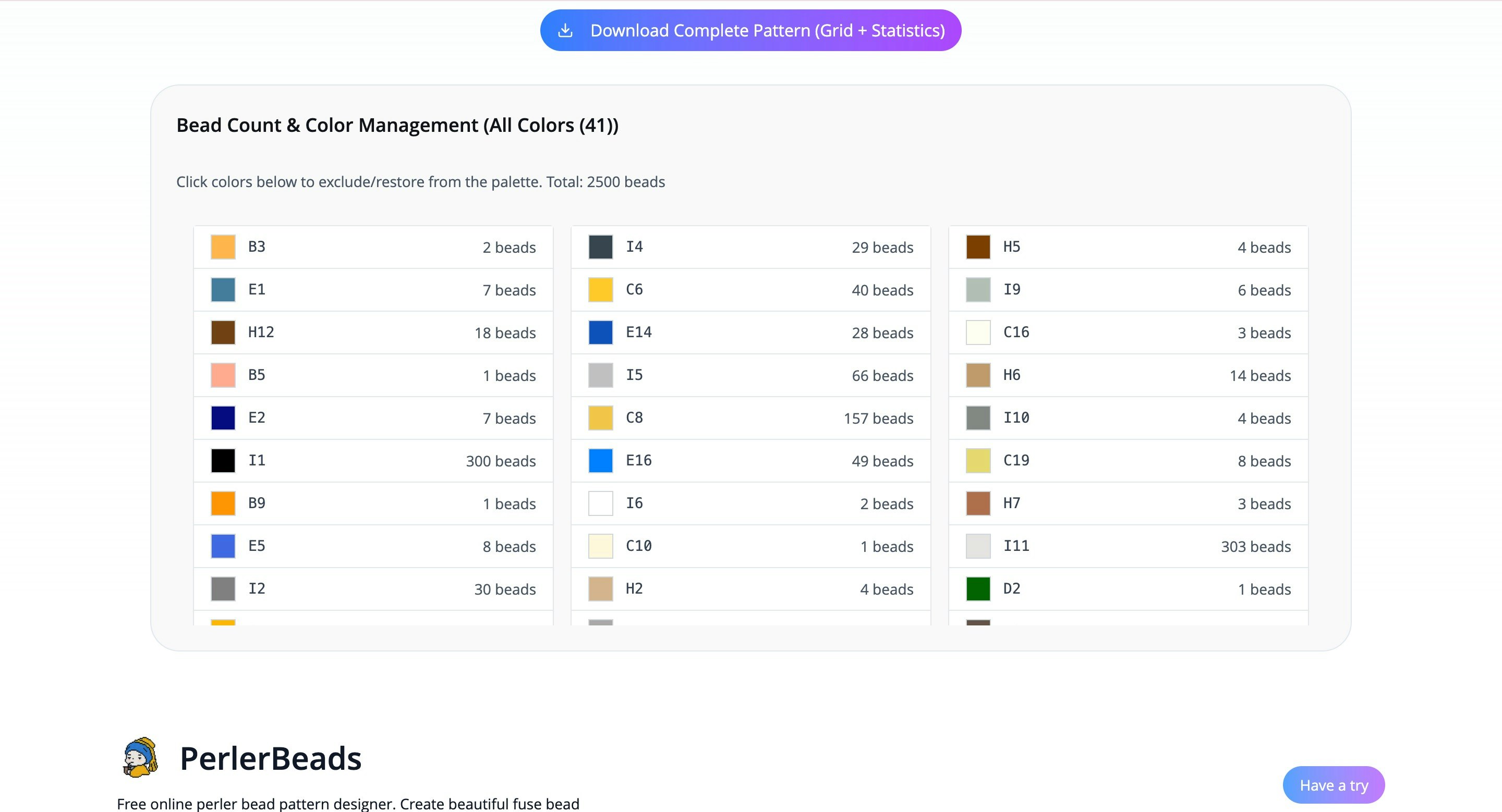 PerlerBeads - Screenshot 3 showing product features and functionality