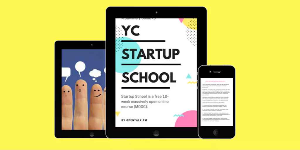A Summary Guide to YC Startup School Image