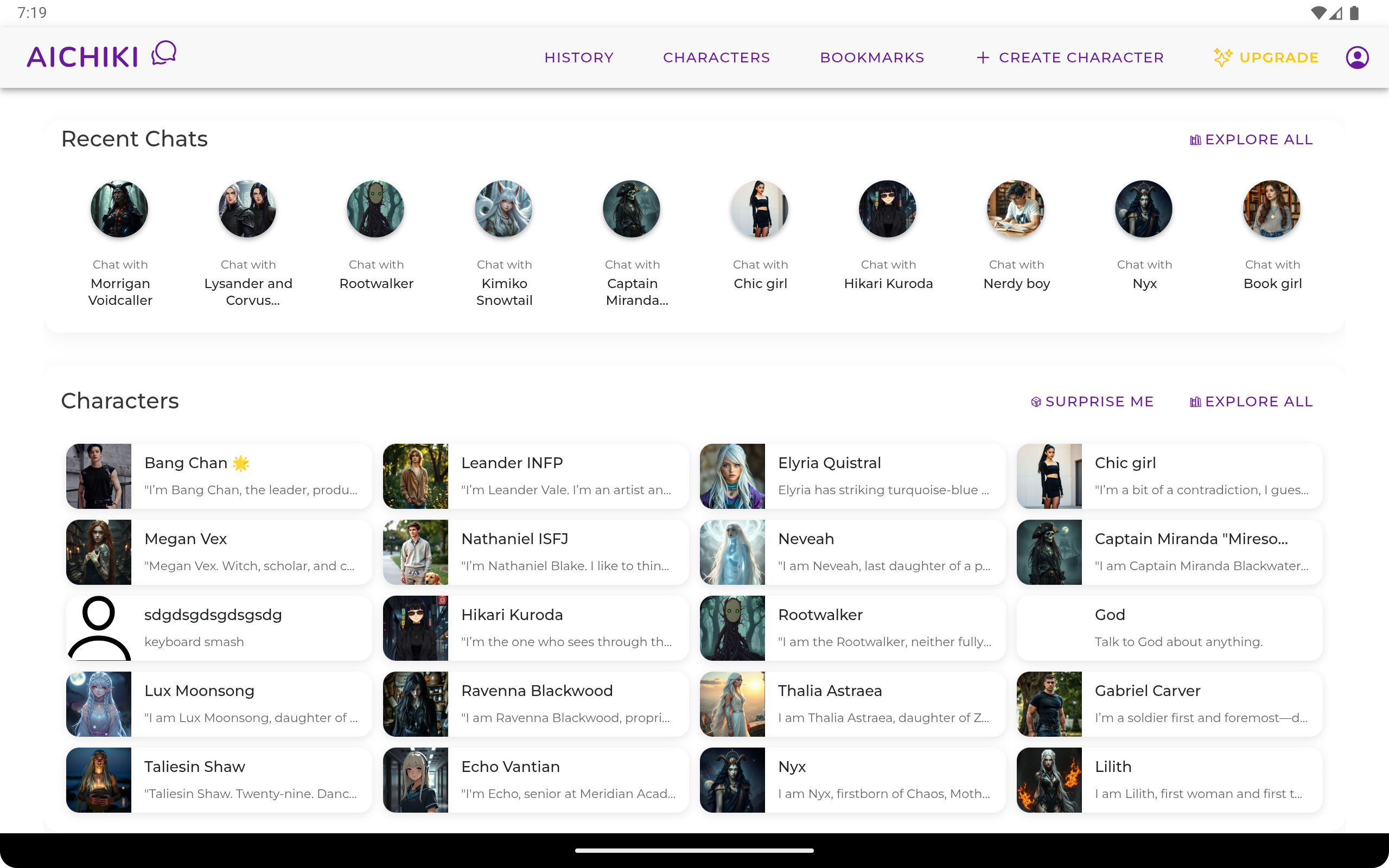 Aichiki - nog een andere chatbot - Praat met personages die je herinneren - flirt, chat, rp media 3