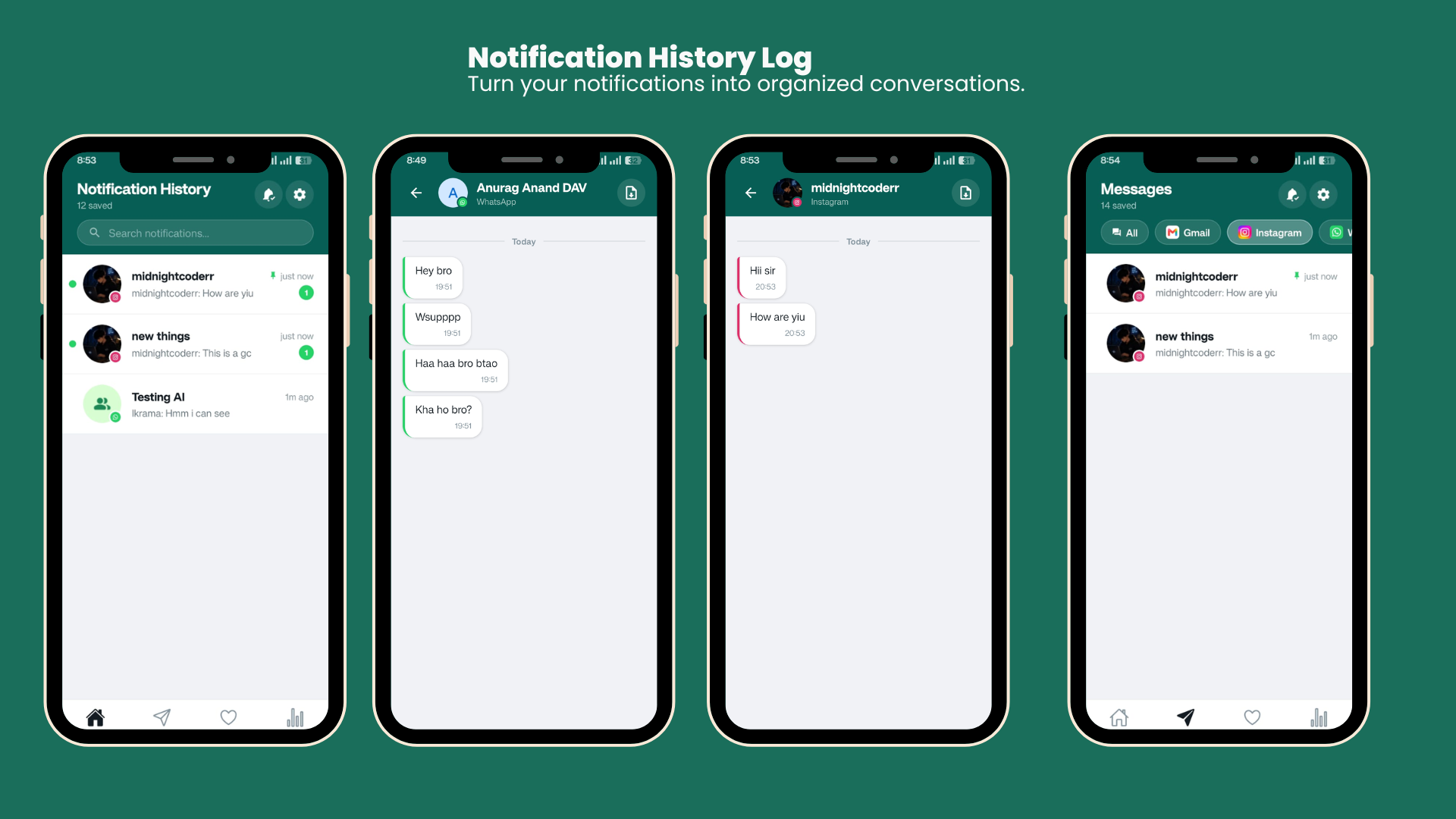 Notification History Log gallery image