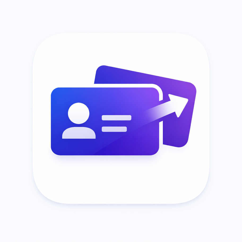 CardShare - Product Hunt launch logo and brand identity