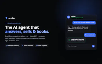 ovellan AI Customer Service agent gallery image