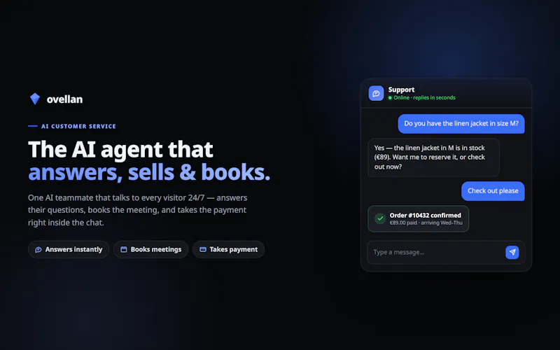 AI Customer Service agent | ovellan  screenshot 4