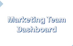 Notion Marketing Team Dashboard media 1