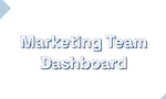 Notion Marketing Team Dashboard image