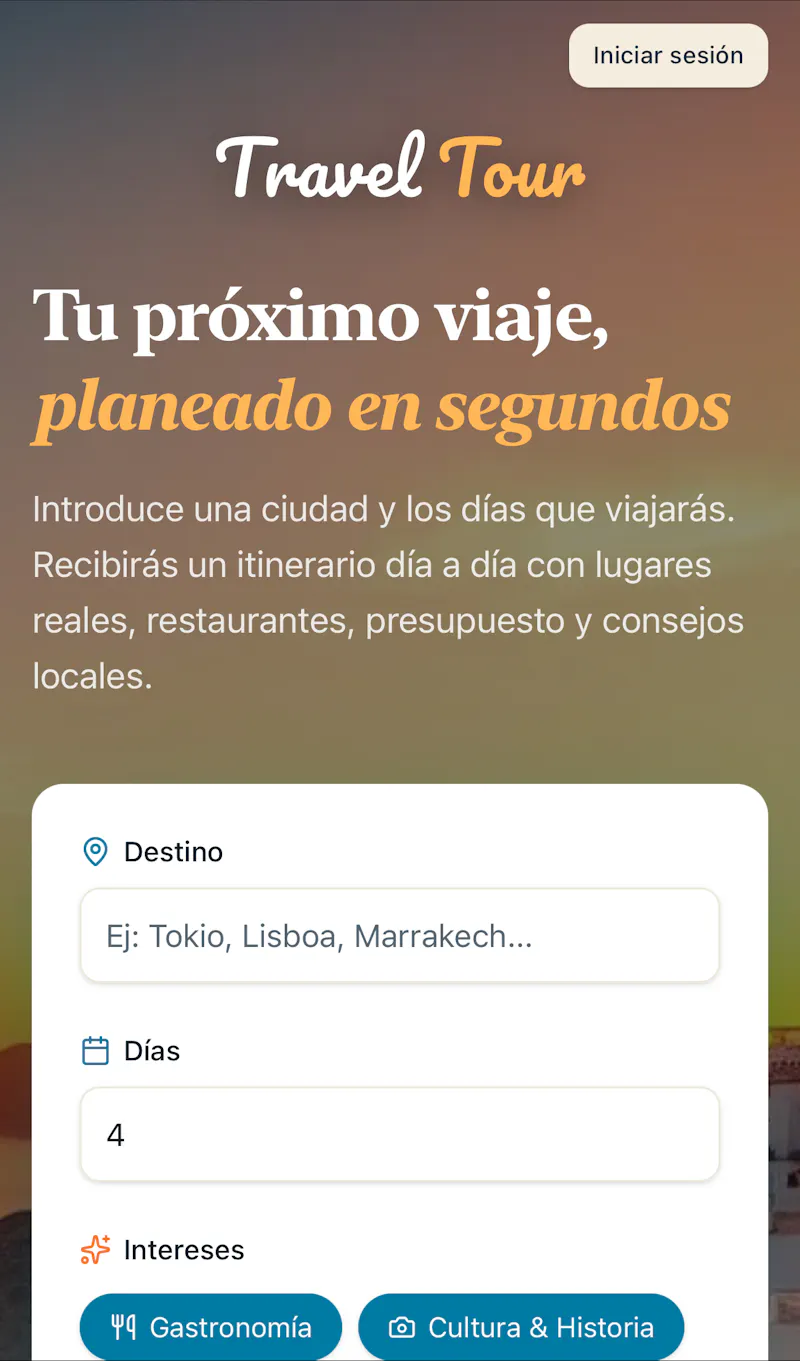 TravelTour screenshot 2