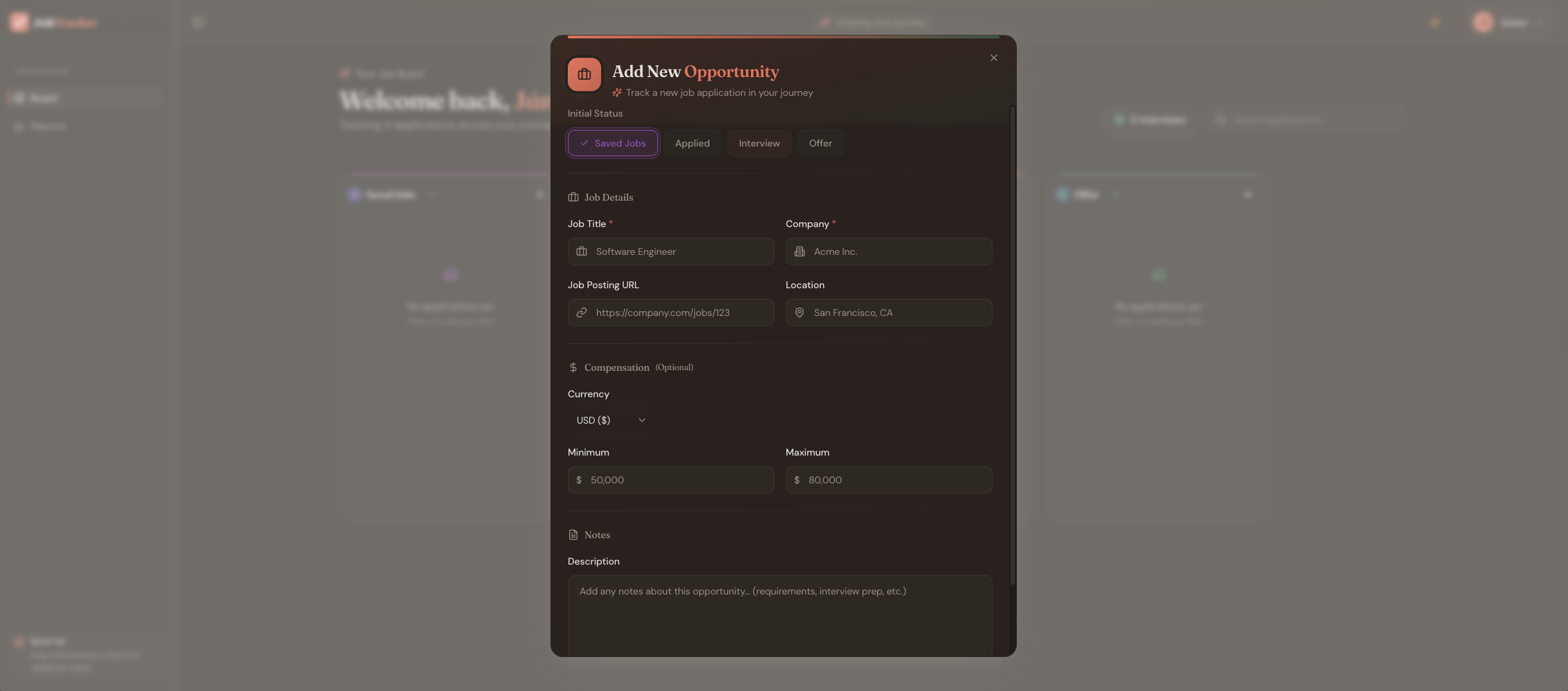 JobTracker gallery image