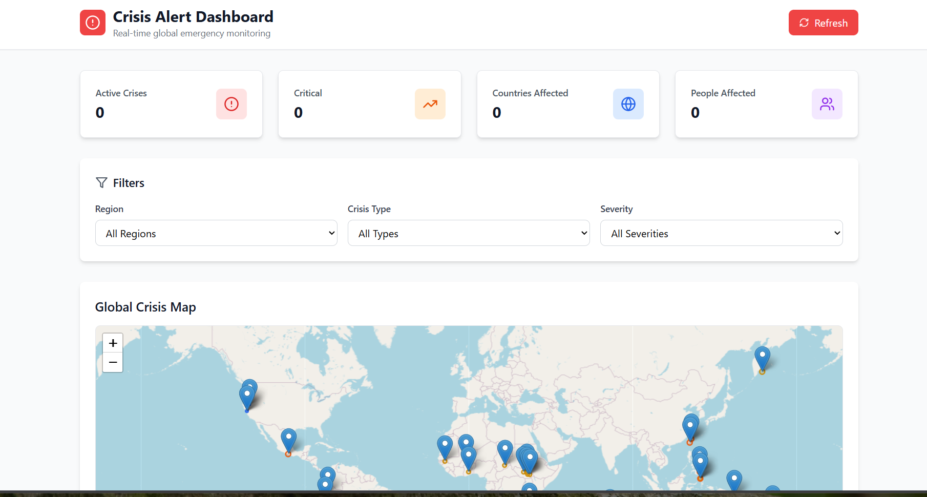 Crisis Alert Dashboard gallery image