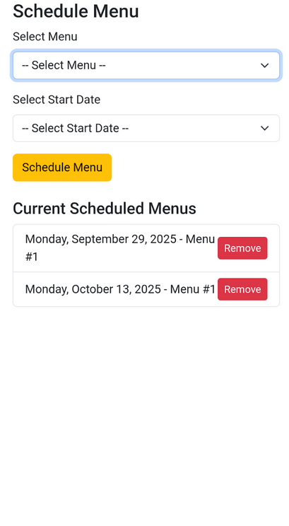 Simple Meal Planner gallery image