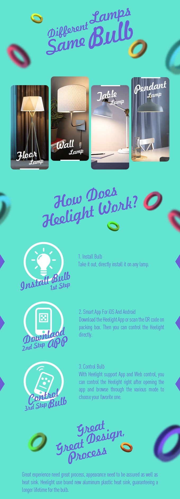 Heelight Smart Light Bulb gallery image